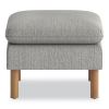 Parkwyn Series Ottoman, 23" x 23" x 17.5", Gray/Oak2