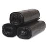 Recycled Low-Density Commercial Can Liners, Coreless Interleaved Roll, 60 gal, 1.5 mil, 38" x 58", Black, 20/Roll, 5 Rolls/CT5