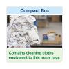 Industrial Cleaning Cloths, 1-Ply, 16.34 x 14, Gray, 210 Wipes/Box6