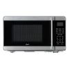 0.7 Cubic Foot Microwave Oven, 700 Watts, Stainless Steel/Black2