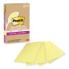 100% Recycled Paper Super Sticky Notes, Ruled, 4" x 6", Canary Yellow, 45 Sheets/Pad, 4 Pads/Pack2