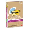 100% Recycled Paper Super Sticky Notes, Ruled, 4" x 6", Oasis, 45 Sheets/Pad, 4 Pads/Pack2