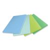 100% Recycled Paper Super Sticky Notes, Ruled, 4" x 6", Oasis, 45 Sheets/Pad, 4 Pads/Pack3