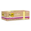 100% Recycled Paper Super Sticky Notes, 3" x 3", Canary Yelow, 70 Sheets/Pad, 12 Pads/Pack2