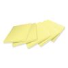 100% Recycled Paper Super Sticky Notes, 3" x 3", Canary Yellow, 70 Sheets/Pad, 5 Pads/Pack2