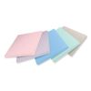 100% Recycled Paper Super Sticky Notes, 3" x 3", Wanderlust Pastels, 70 Sheets/Pad, 5 Pads/Pack2