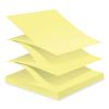 100% Recycled Paper Super Sticky Notes, 3" x 3", Canary Yellow, 70 Sheets/Pad, 6 Pads/Pack3