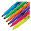 Pocket Style Highlighters, Assorted Ink Colors, Chisel Tip, Assorted Barrel Colors, 12/Pack4