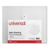 Side Opening Poly Envelopes, 1" Expansion, Letter Size, Clear, 10/Pack2