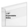 Top Opening Poly Envelopes, 1.25" Expansion, Letter Size, Clear, 10/Pack2