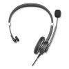 IVR70001 Monaural Over The Head Headset, Black/Silver5