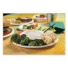 Bagasse PFAS-Free Dinnerware, Plate, 10" dia, White, 500/Carton3