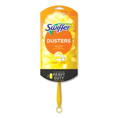 Heavy Duty Dusters Starter Kit, 6" Handle with Two Disposable Dusters1