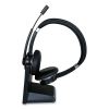 IVR70003 Binaural Over The Head Bluetooth Headset, Black/Silver4