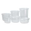 Microwavable Deli Containers, 12 oz, 4.6 Diameter x 2.3 h, Clear, Plastic, 500/Carton3