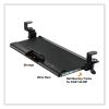 Desk Clamp Five-Position Tilting Keyboard Tray, 26.8" x 11.1, Black2