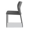 Accommodate Series Guest Chair, 23.5" x 22.25" x 31.5", Black Seat, Black Back, Textured Black Base, 2/Carton2