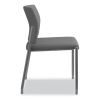 Accommodate Series Guest Chair, 23.5" x 22.25" x 31.5", Black Seat, Black Back, Textured Black Base, 2/Carton3