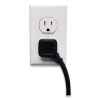 Surge Protector, 6 AC Outlets, 4 ft Cord, 600 J, Black6