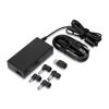 Semi-Slim Laptop Charger for Various Devices, 90 W, Black2