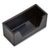 Business Card Holder, Holds 80 Cards, 3.97 x 1.73 x 1.77, Plastic, Black2