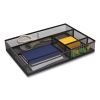 Mesh Drawer Organizer, Four Compartment, 13.58 x 9.45 x 2.2, Black2