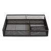 Mesh Drawer Organizer, Four Compartment, 13.58 x 9.45 x 2.2, Black4