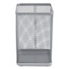 Wire Mesh Jumbo Pencil Holder, 4.33 x 4.33 x 6.69, Silver3