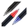 Jetstream 101 Roller Ball Pen, Stick, Bold 1 mm, Black Ink, Black Barrel, Dozen5