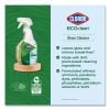 Clorox Pro EcoClean Glass Cleaner, Unscented, 32 oz Spray Bottle, 9/Carton10