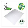 Ecotex Polypropylene Rectangular Foldable Chair Mat for Carpets, 46 x 57, Translucent2
