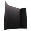 Premium Foam Display Board, CFC-Free Polystyrene, 24 x 36, Black Surface and Core, 12/Carton2