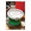 Newspring DELItainer Microwavable Container, 12 oz, 4.55 x 4.55 x 2.45, Clear, Plastic, 480/Carton3