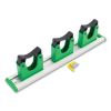 Hang Up Cleaning Holder, 14 x 3.15 x 2.17, Silver/Green2