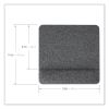 Premium Plush Mouse Pad, 11.8 x 11.6, Gray5