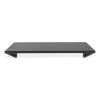 Lo Riser Monitor Stand, For 32" Monitors, 24" x 11" x 2" to 3", Black, Supports 30 lb4