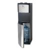 Bottom Loading Water Dispenser with UV Light, 3 to 5 gal, 41.25 h, Black/Stainless Steel4