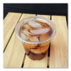 Crystal-Clear Cold Cup Straw-Slot Lids, Fits 9 to 10 oz PET Cups, 1,000/Carton3