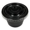 Souffle/Portion Cups, 4 oz, Polypropylene, Black, 2,500/Carton4