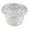 Souffle/Portion Cups, 4 oz, Polypropylene, Translucent, 2,500/Carton3