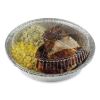 Round Aluminum To-Go Container Lids, Dome Lid, 9", Clear, Plastic, 500/Carton2