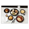 Meadoware Impact Plastic Dinnerware, Plate, 6" dia, Black, 1,000/Carton4