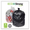 Eco Strong Plus Can Liners, 40 gal, 14 microns, 40 x 46 Natural, 250/Carton4