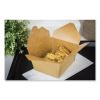 Reclosable Kraft Take-Out Box, 30 oz, Paper, 450/Carton3