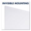 InvisaMount Vertical Magnetic Glass Dry-Erase Boards, 42 x 74, White Surface6