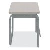 AlphaBetter 2.0 Height-Adjustable Student Desk with Pendulum Bar, 27.75" x 19.75" x 22" to 30", Pebble Gray4