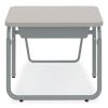 AlphaBetter 2.0 Height-Adjustable Student Desk with Pendulum Bar, 27.75" x 19.75" x 22" to 30", Pebble Gray5