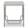 AlphaBetter 2.0 Height-Adjustable Student Desk with Pendulum Bar, 27.75" x 19.75" x 29" to 43", Pebble Gray2