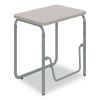 AlphaBetter 2.0 Height-Adjustable Student Desk with Pendulum Bar, 27.75" x 19.75" x 29" to 43", Pebble Gray3