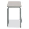 AlphaBetter 2.0 Height-Adjustable Student Desk with Pendulum Bar, 27.75" x 19.75" x 29" to 43", Pebble Gray4